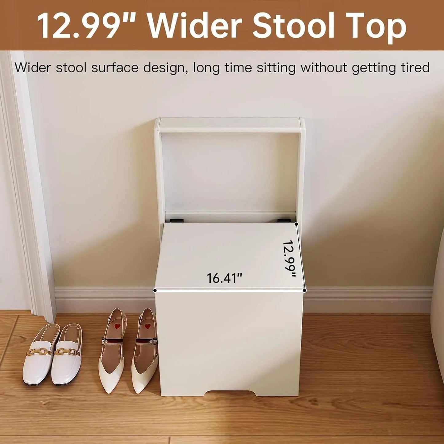 Wall Mounted Folding Porch Shoe Change Chair