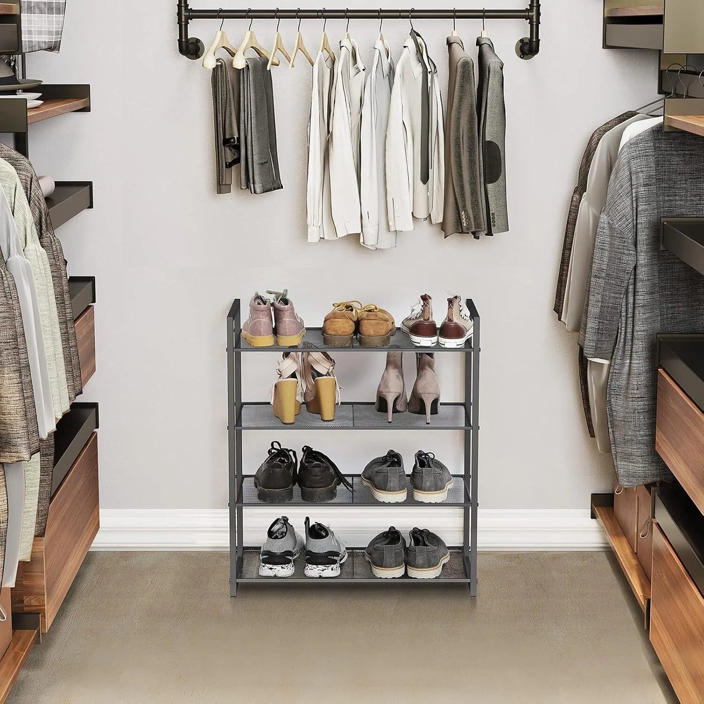 4-Tier Shoe Rack