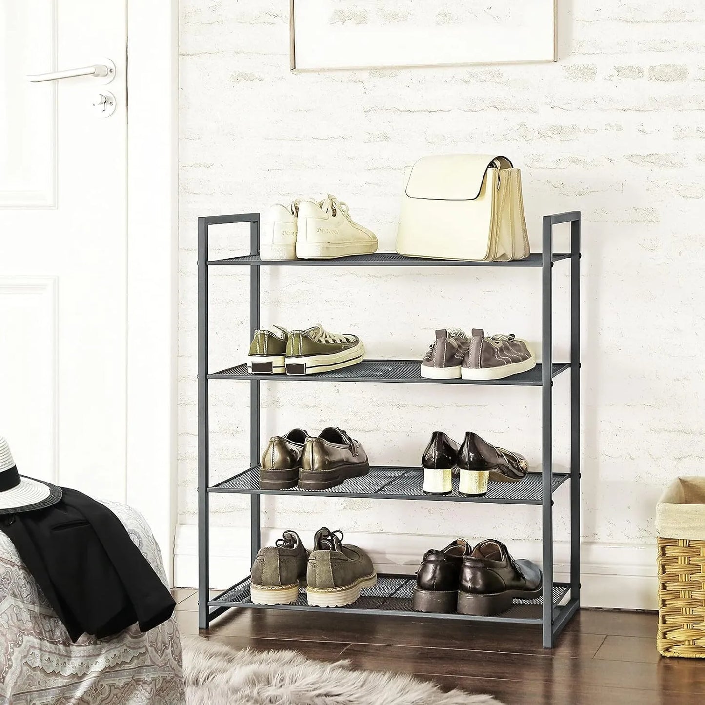 4-Tier Shoe Rack