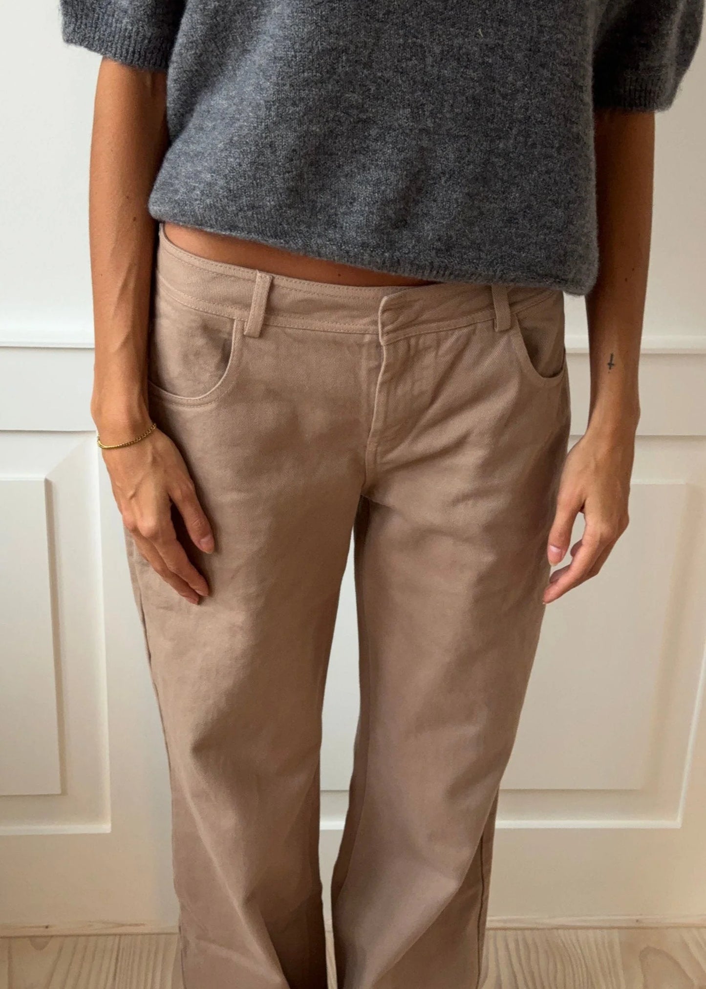 Avellana jeans - Taupe