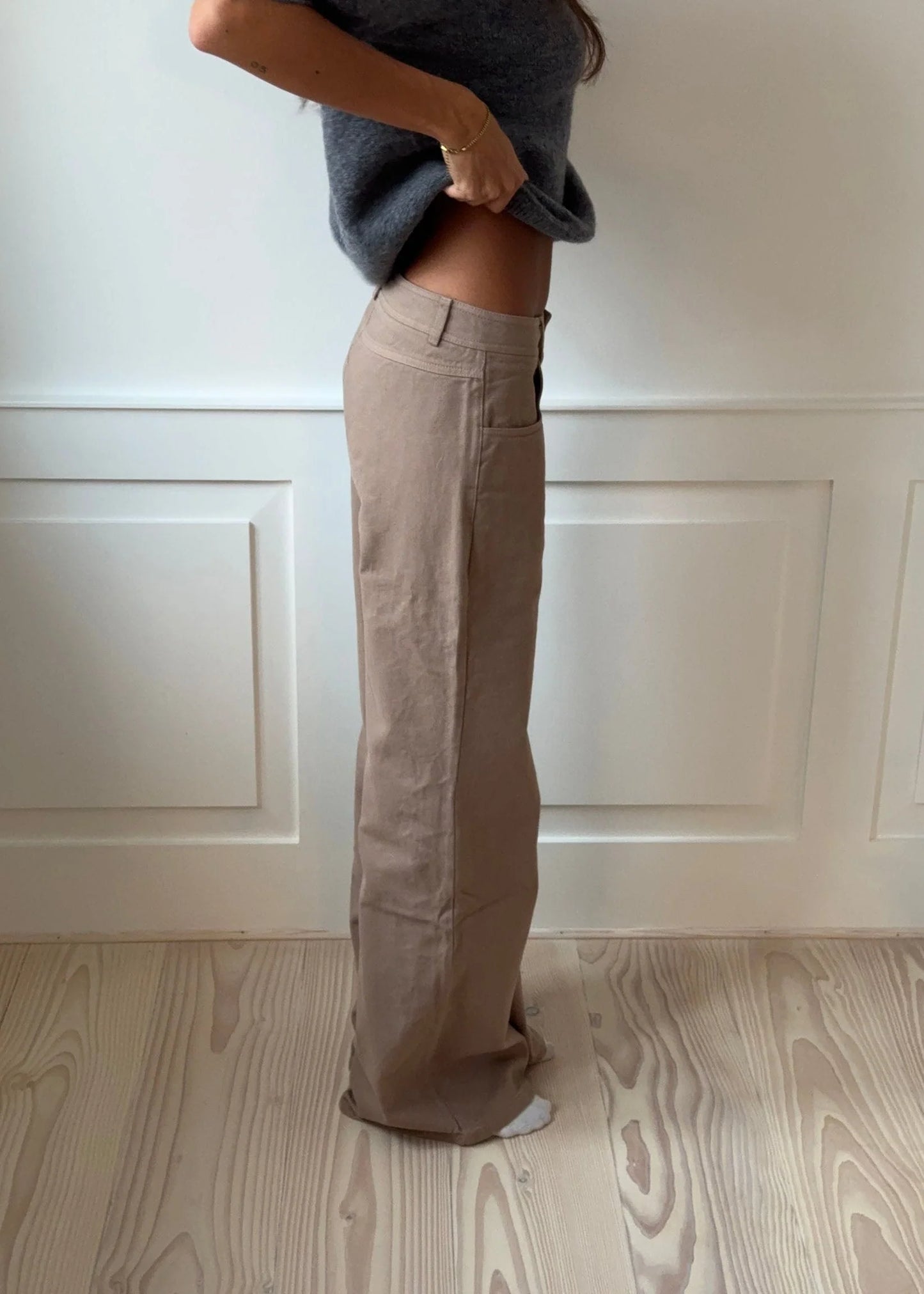 Avellana jeans - Taupe