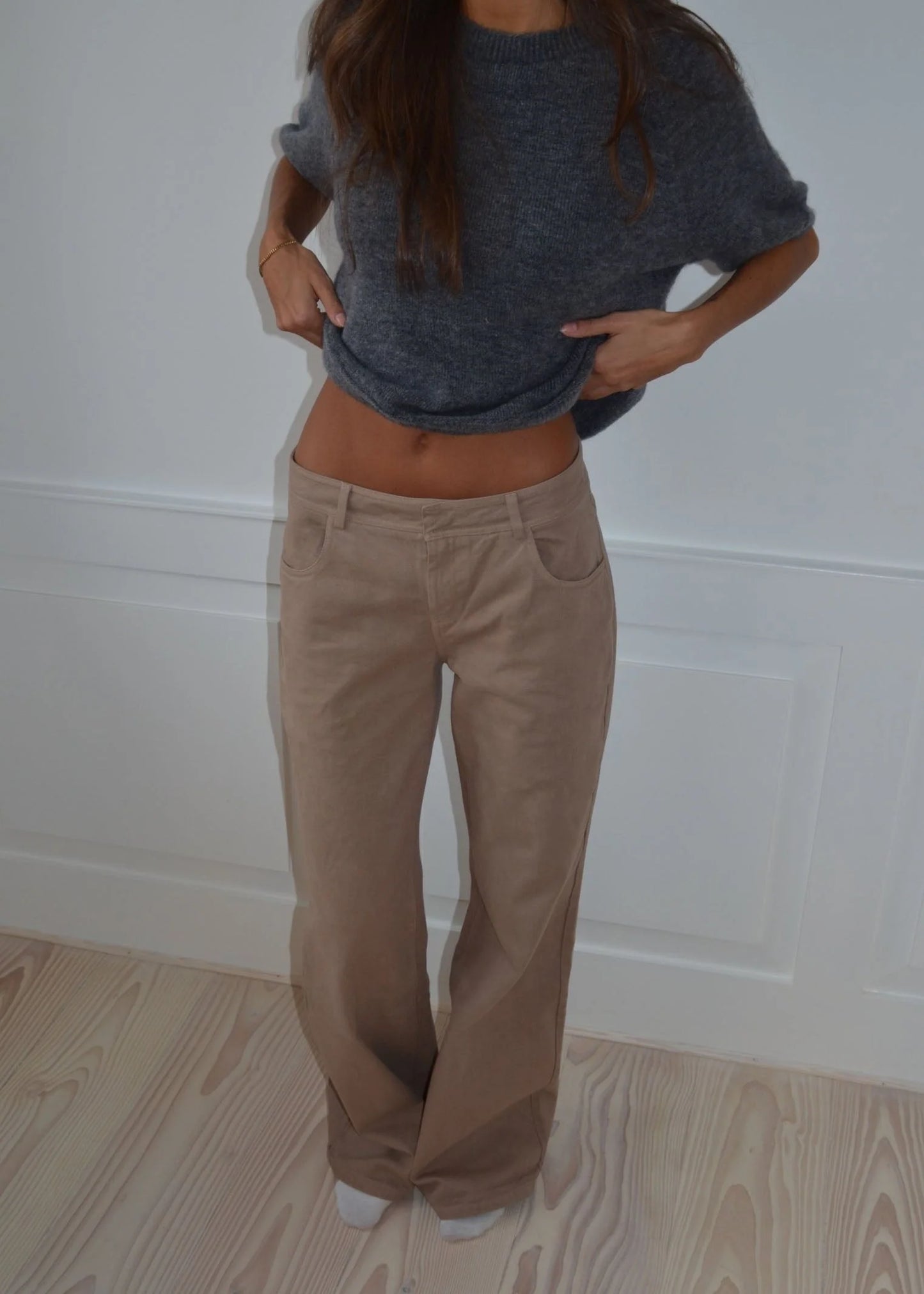 Avellana jeans - Taupe